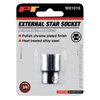 Performance Tool E-16 External Star Socket Star Socket E-1, W81016 W81016
